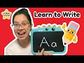 Write The ABCs ️ Learn Letters Sounds Words For Kids