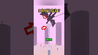 エンドラの下に置くと...【マイクラ】