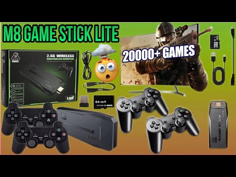 Playstation Game Stick with 20000+ Games | Wireless Controller Game Stick Lite | Game Stick Review