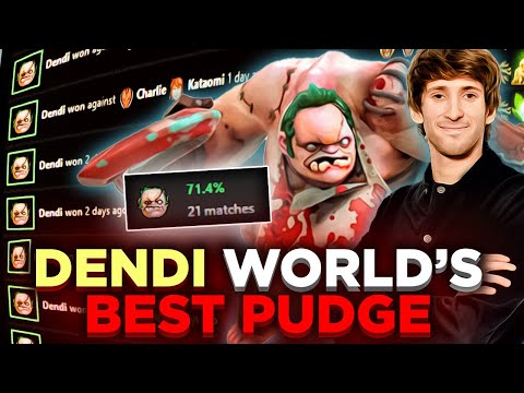 Dendi Spamming Pudge Back To Back - World's Best Pudge