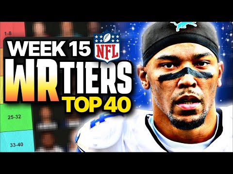 Week 15 Fantasy Football WR Rankings (Top 40)