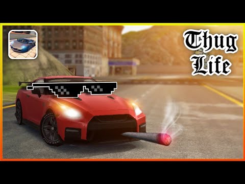 Extreme Car Driving Simulator 2021 : Nissan GT-R Nismo | Thug Life 😎 #1 | #littlebiggaming2 #shorts
