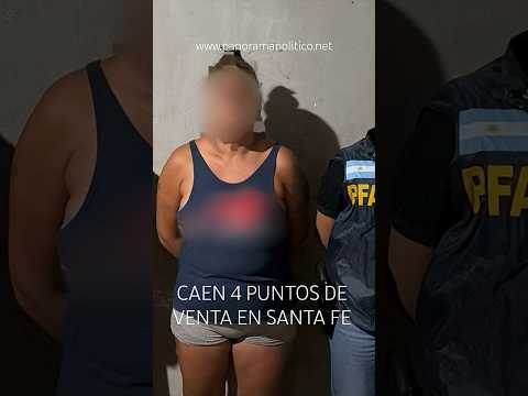 CAEN 4 puntos de venta narco en Reconquista, Santa Fe. #policiafederal #noticias #milei #policia