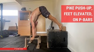 Download lagu Pike Push-up, Feet Elevated, on P-bars mp3