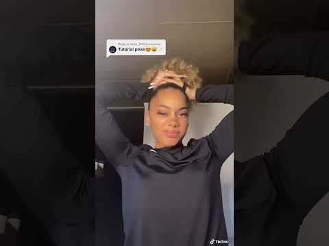 A quick curly hair style🫶🏽