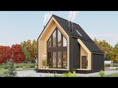 36' x 29' (11m x 9m) Most Beautiful Small House Design - Cozy Home With Floor Plan - 3 Bedroom