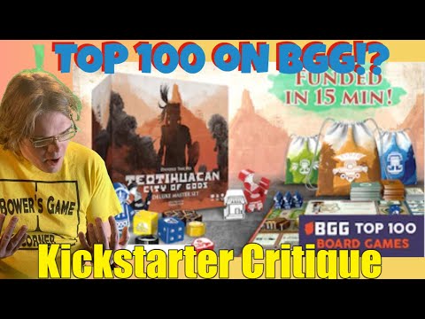 Teotihuacan: City of Gods Deluxe Master Set - Kickstarter Critique Review