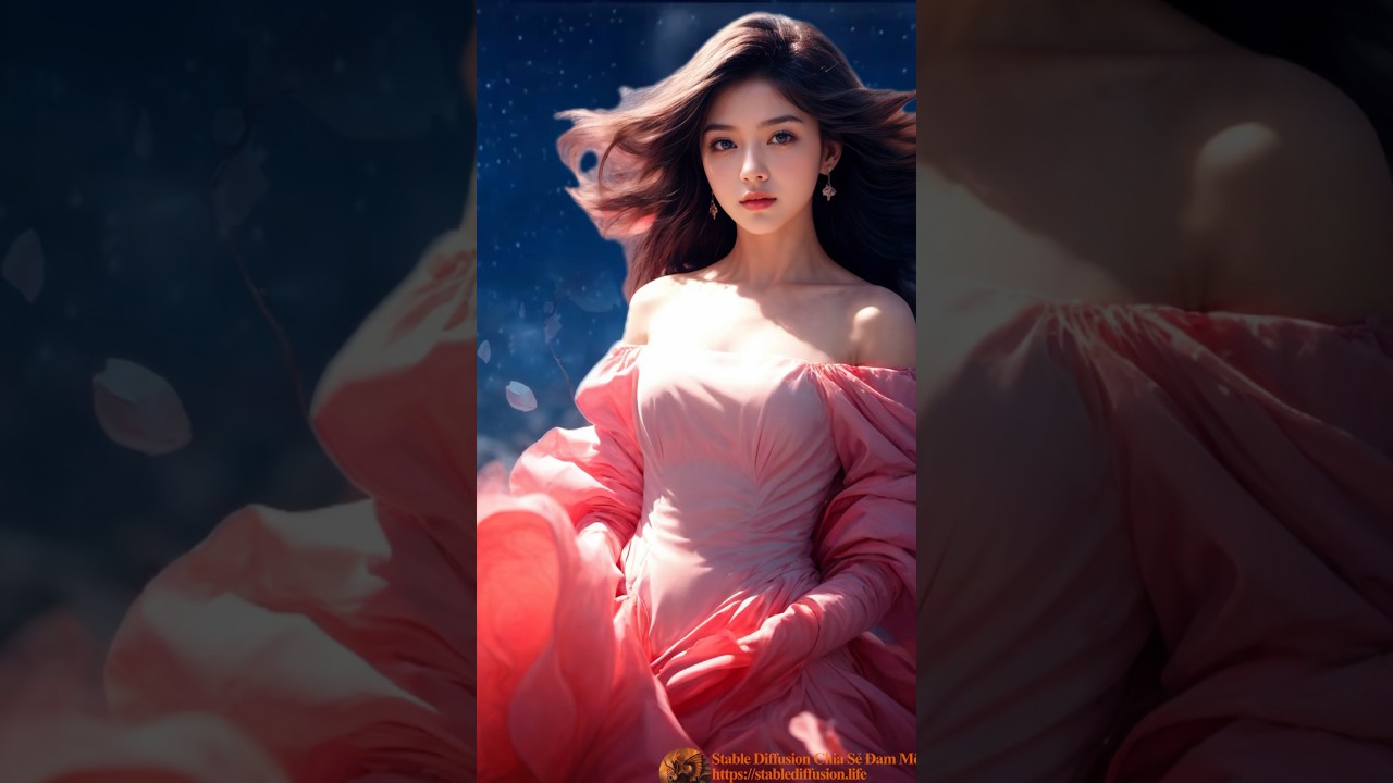 AI Stable Diffusion: Transforming Fashion and Flowers with a Beautiful Girl #ai #youtube #shorts