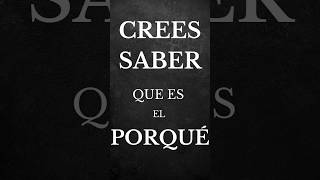 CREES QUE SABES que es el porqué | Nietzsche #reels #nietzsche #viral #filosofia #aprender