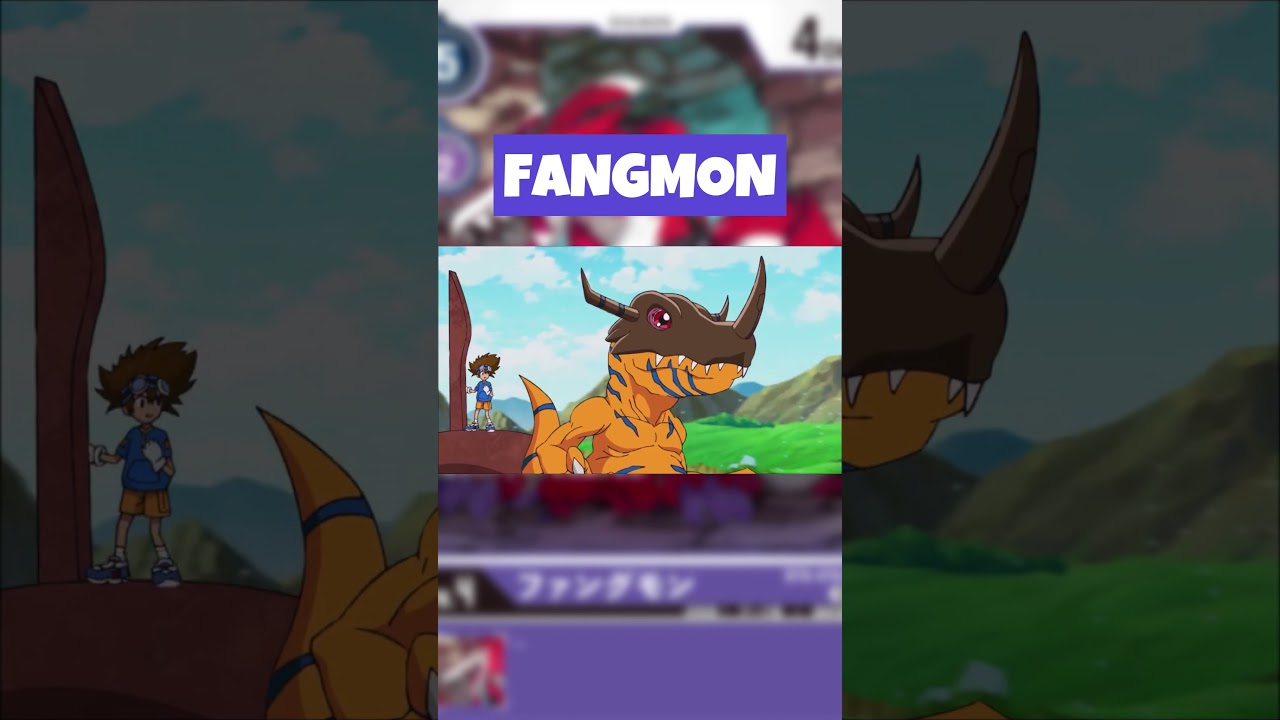 FANGMON #digimon #shorts #short