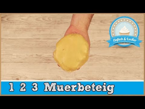 1 2 3 Shortcrust Pastry Basic Recipe - quick and easy ✅🍪