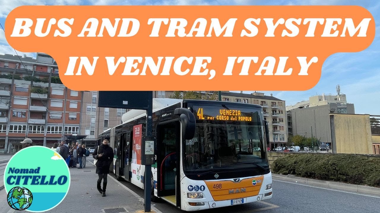 Venice public transport: tram and buses