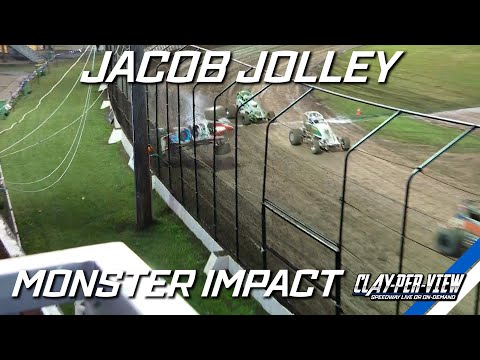 Wingless Sprints | Jacob Jolley Rollover - Lismore - 13th May 2023 | Clay-Per-View Highlights