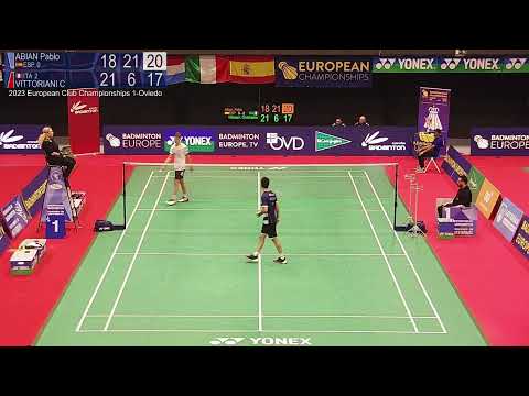 Match Point - Pablo Abian vs Christopher Vittoriani - MS, Final - ECC 2023