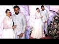 Cute Couple Of Bollywood Genelia Dsouza Riteish Deshmukh Twinning In White Diwali Party