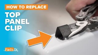 How to Replace Dryer Top Panel Clip Part # WP8066092 on Your Whirlpool, Maytag, Amana, Kenmore