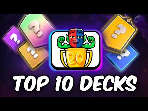 The 10 BEST DECKS for the 20 WINS CHALLENGE | Clash Royale 2025