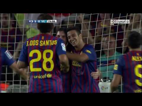 Lionel Messi Goal (5-0) vs Villarreal (Home) (La Liga) 11-12 HD 720p