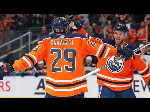 Leon Draisaitl nets the 200th goal of his NHL career | October 19, 2021 | Oilers vs. Ducks