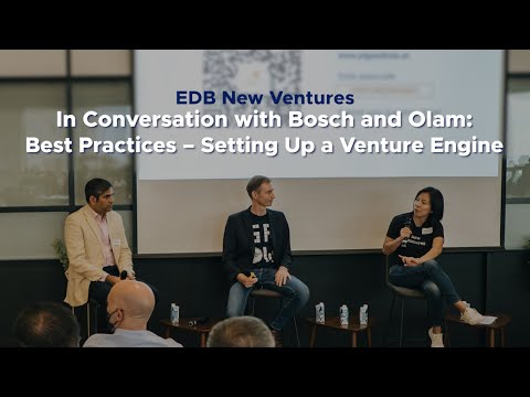 <p>Learn best practices to setting up a venture engine from established companies like Bosch and Olam.</p>