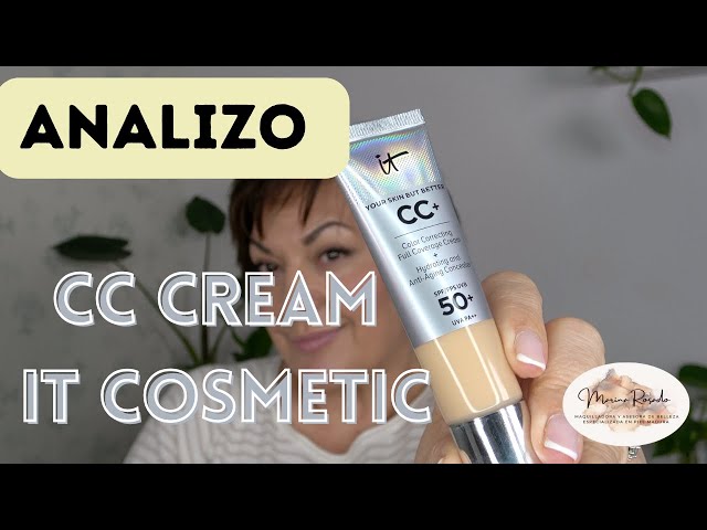 Vídeo relacionado con IT Cosmetics, Base de Maquillaje, Tratamiento Antiedad e Hidratante con SPF50+, Cobertura Total, Acabado Natural, 12 Tonos Disponibles, Light, YSBB CC+, 12ml