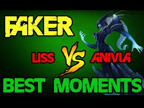 SKT T1 Faker as Lissandra vs Anivia | BEST MOMENTS