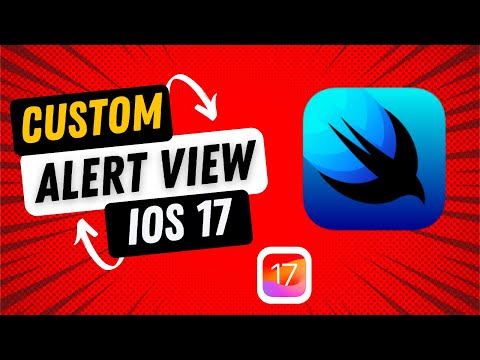 SwiftUI Custom Alert View - iOS 17 - Xcode 15 thumbnail