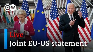 Joint statement by US president Biden and EU chief Von der Leyen