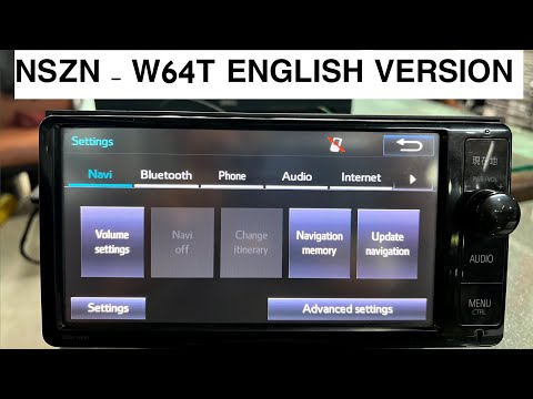 How to Change Japanese Language NSZN - W64T ENGLISH VERSION
