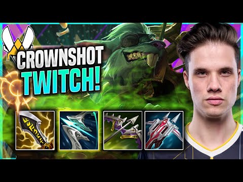CROWNSHOT IS A MONSTER WITH TWITCH! - VIT Crownshot Plays Twitch ADC vs Aphelios! | Patch 11.15