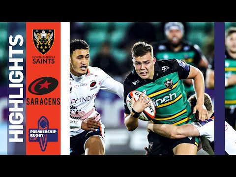 Northampton v Saracens - HIGHLIGHTS | A Hat-Trick Each in Pulsating Match! | Premiership Cup 2022/23