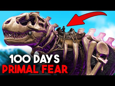 I Have 100 Days to BEAT ARK Primal Fear...