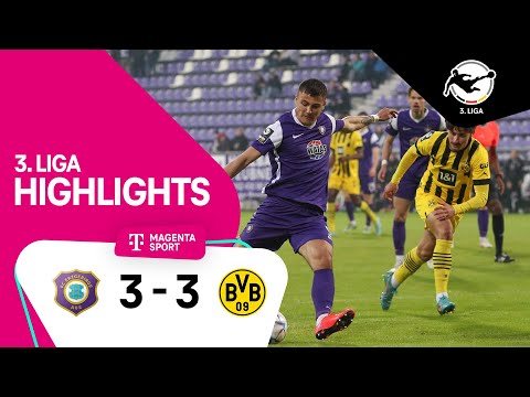 FC Erzgebirge Aue - Borussia Dortmund II | Highlights 3. Liga 22/23