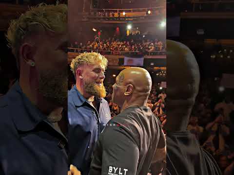 Mike Tyson Vs Jake Paul Face Off 🗿