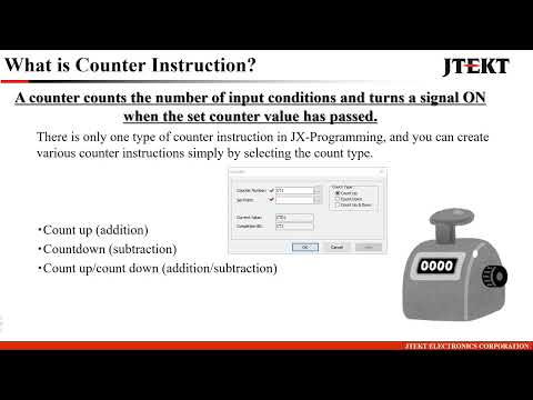 JX BASIC COUNTER INSTRUCTION
