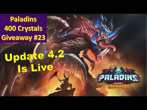 Paladins 4.1 Calamity - New Champion Yagorath (400 Crystals Giveaway #23)