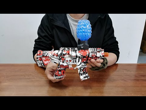 Mini M416 Gel Blaster Unboxing 2023  - Electric Splatter Ball Toy Gun