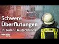 Unwetter in Deutschland: Starkregen, Überschwemmungen und Gewitter | Aktuelle Stunde