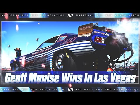 Geoff Monise wins Legends Nitro Funny Car at the Dodge NHRA Nevada Nationals