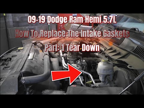 09-19 Dodge Ram Hemi 5.7L Intake Manifold Gasket Replacement Series Part 1 Detailed Tear Down