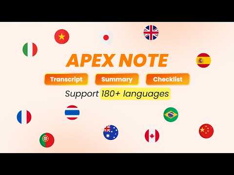 Apex AI Notetaker, Transcriber