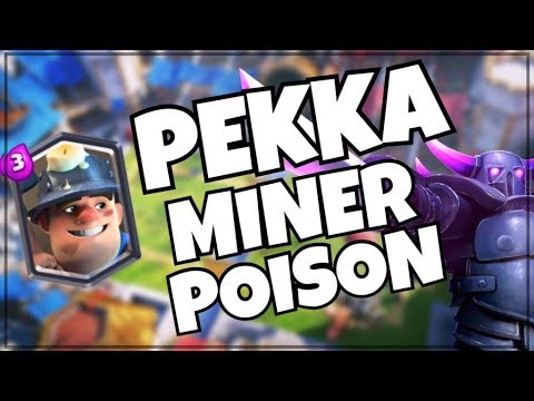 PEKKA MINER POISON DECK OP!!!- Clash Royale