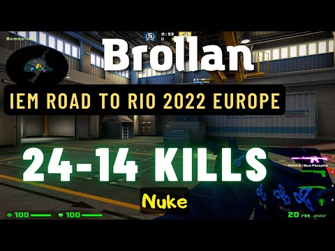 CSGO POV NIP Brollan (24-14) vs Astralis (Nuke) 𝙒𝙞𝙣 (16-12) @IEM Road to Rio 2022 Europe RMR A