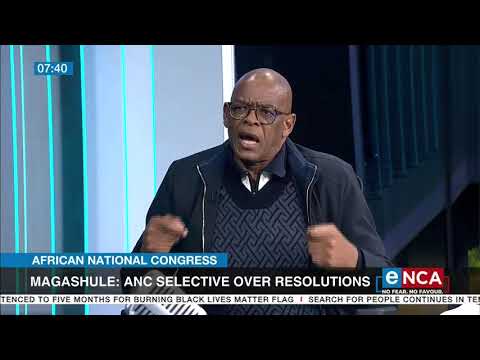 Magashule ANC selective over resolutions