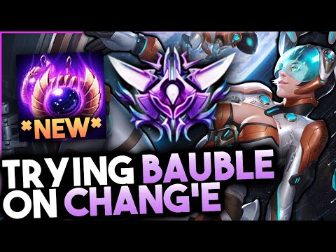 TRYING SPHINX'S BAUBLE ON CHANG'E - Masters Ranked Conquest - Smite
