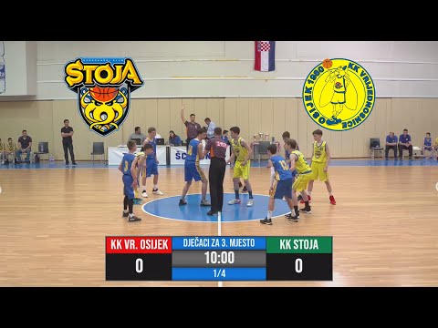 Prvenstvo RH za DJEČAKE (U13) KK Stoja Vs KK Vr. Osijek