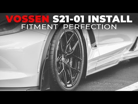 C7 Corvette: Vossen Forged S21-01 Wheel Install