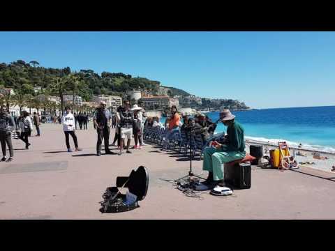Train of Thought - Markus K on the Boulevard in Nice