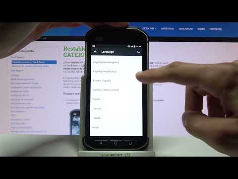 Cómo poner el CATERPILLAR S40 en español - cambiar el idioma a español