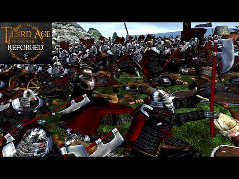 THE BLUE WIZARDS ARRIVE AT TOL FALAS (Siege Battle) - Third Age: Total War (Reforged)